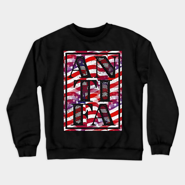 AntiFa Patriot Crewneck Sweatshirt by Muzehack